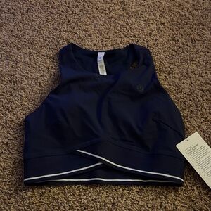 Lululemon v waist cropped tennis tank